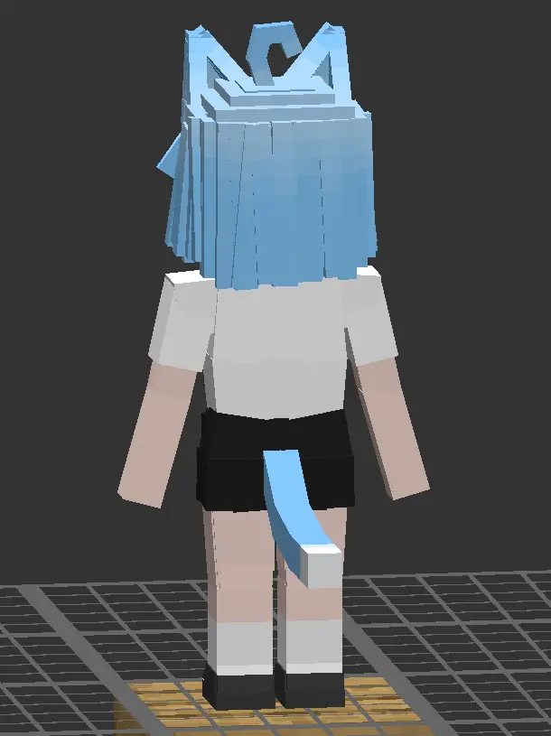 Minecraft CPM Model - catgirl_cpm by src3453 | kemomimi lover - AshiraZone Catalog (Media 2)