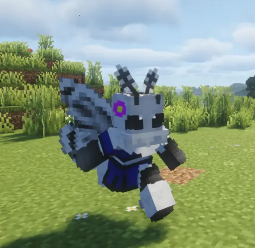 Minecraft CPM Model - White_Moth by Thermo - AshiraZone Catalog (Media 4)