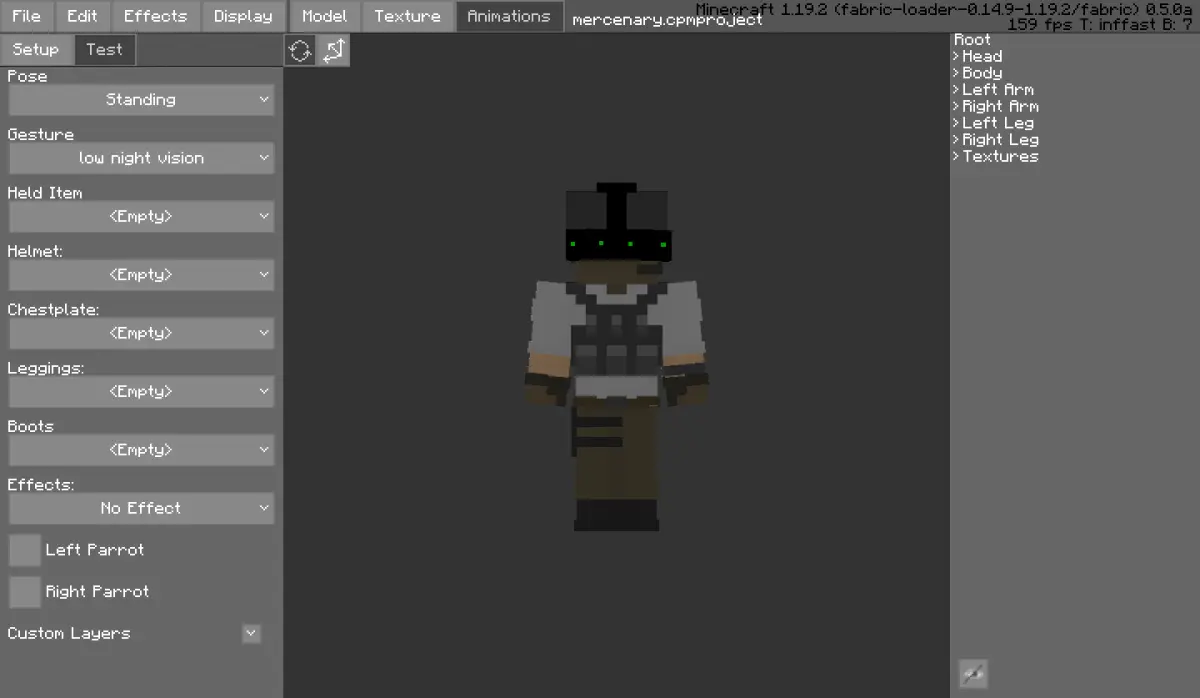 Minecraft CPM Model - mercenary by Otto Tannhauser - AshiraZone Catalog (Media 3)