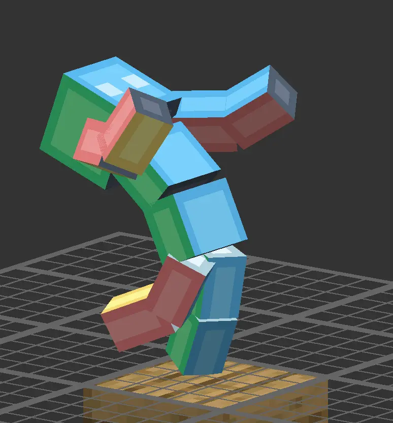 Minecraft CPM Model - Articulated_H_V1 by DracoZ7 -- PING - AshiraZone Catalog (Media 4)
