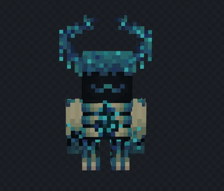 Minecraft CPM Model - baby_warden by nekrós - AshiraZone Catalog (Media 2)