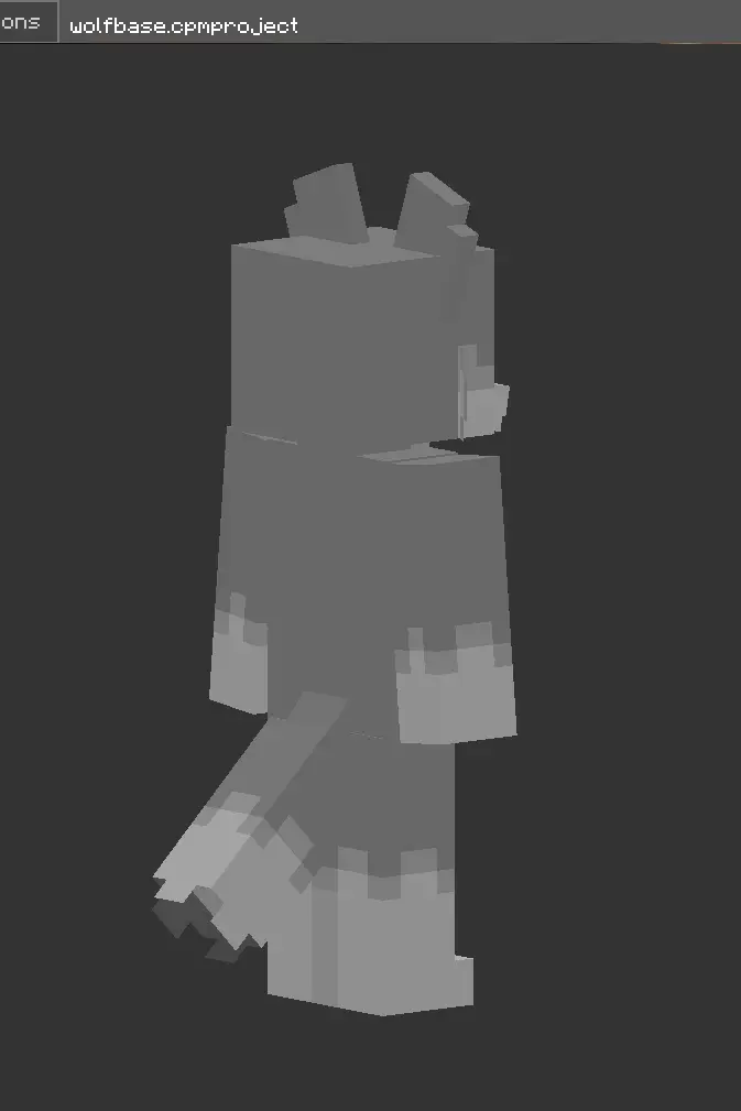 Minecraft CPM Model - wolfbase_by_hachiro by Dawg [Comms Open] - AshiraZone Catalog (Media 2)
