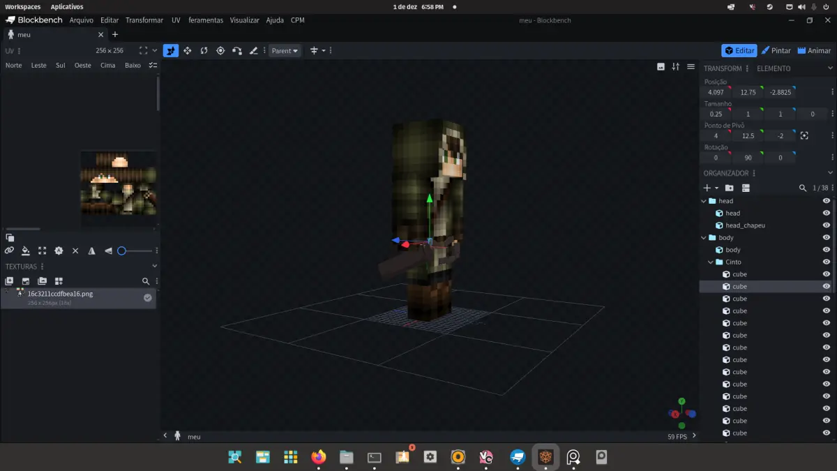 Minecraft CPM Model - First by </Naruki> - AshiraZone Catalog (Media 2)