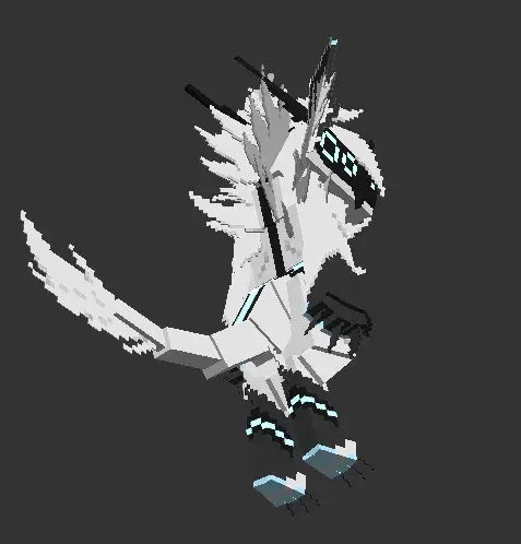 Minecraft CPM Model - MantledBeastSapphire01 by Velocidrome - AshiraZone Catalog (Media 2)