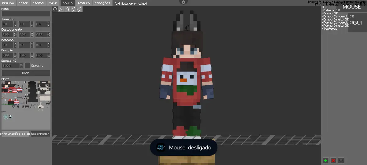 Minecraft CPM Model - Yuki_Natal by Yuki - AshiraZone Catalog (Media 1)