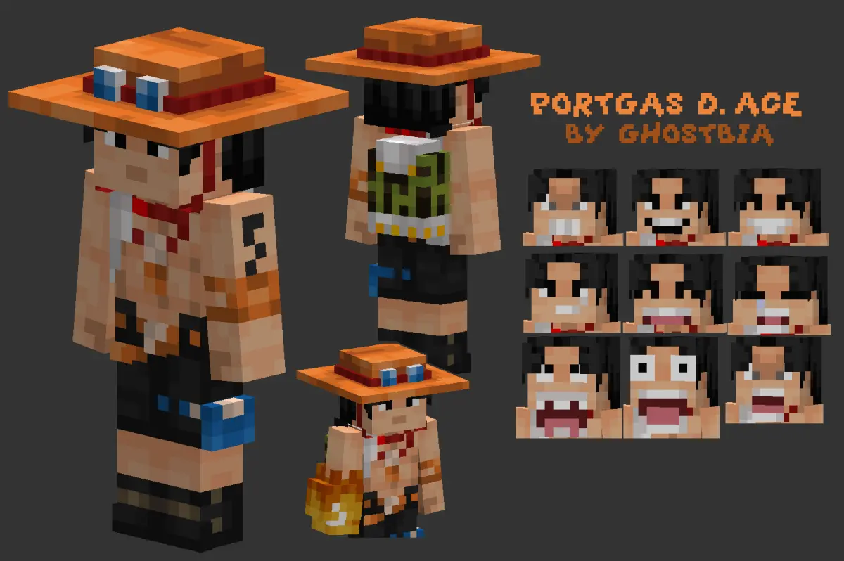 Minecraft CPM Model - ace by ghostbia - AshiraZone Catalog (Media 2)