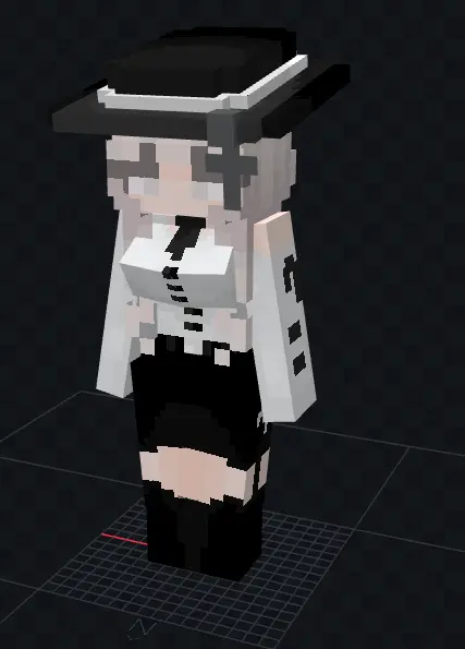 Minecraft CPM Model - YukyModel by ♧💗𝓥𝓮𝓻𝓸𝓼𝔂𝓴𝓪💗♧ - AshiraZone Catalog (Media 1)