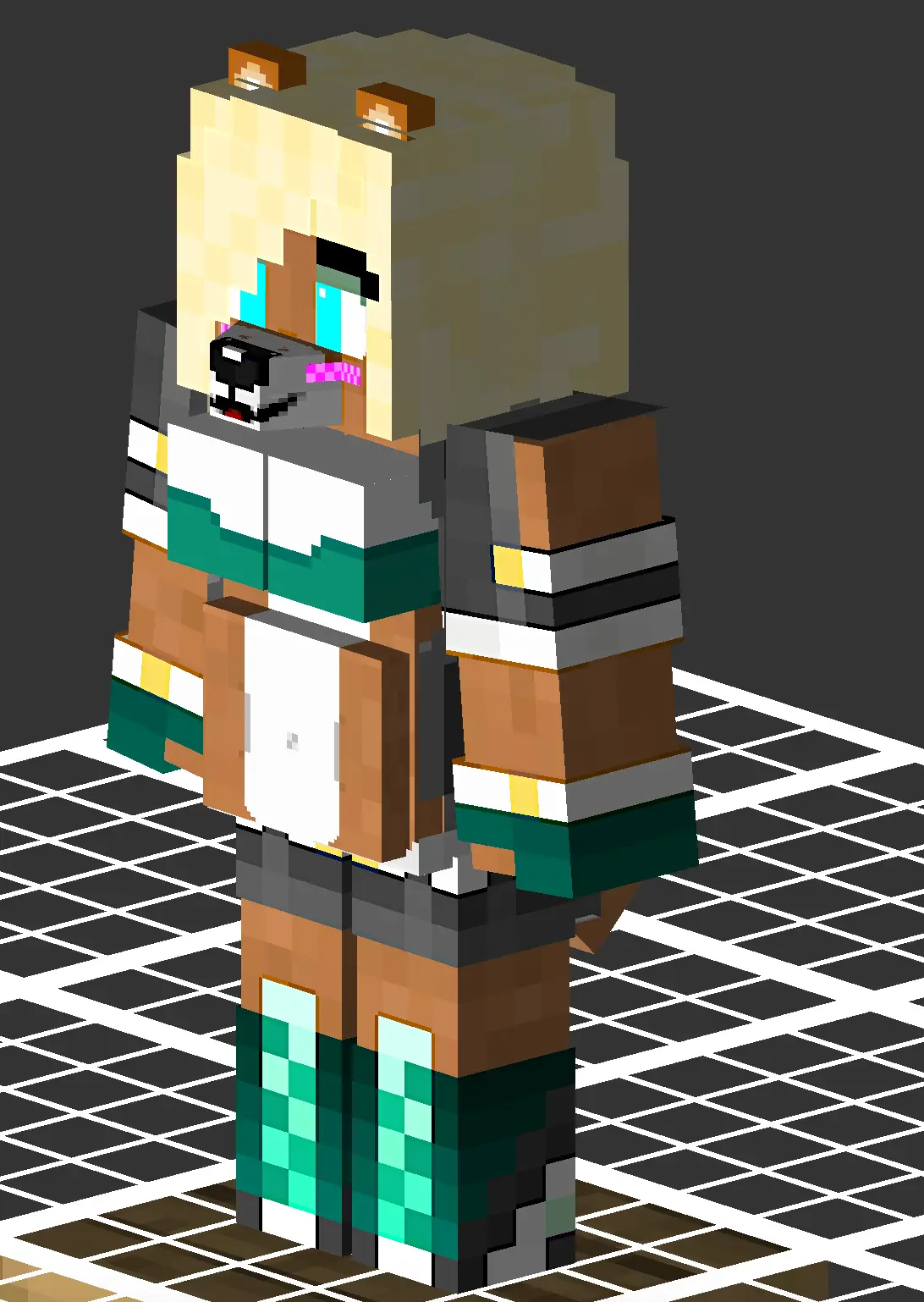 Minecraft CPM Model - furgirl2 by 6nop6nop - AshiraZone Catalog (Media 2)