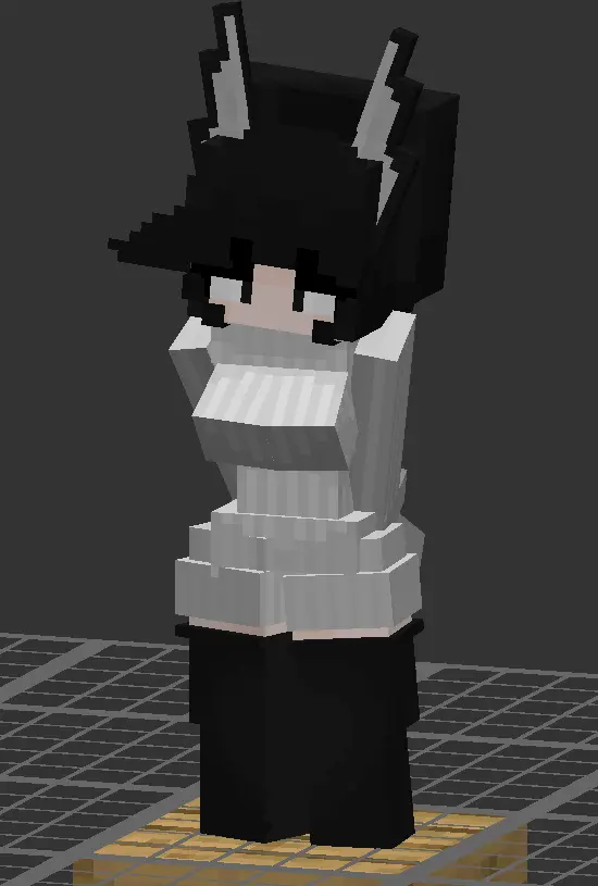 Minecraft CPM Model - NatsuryModel by ♧💗𝓥𝓮𝓻𝓸𝓼𝔂𝓴𝓪💗♧ - AshiraZone Catalog (Media 1)