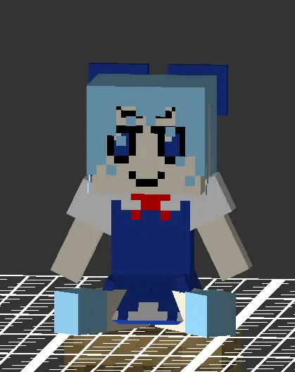 Minecraft CPM Model - cirno_fumo by you can just call me kitty - AshiraZone Catalog (Media 2)