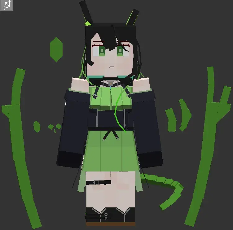 Minecraft CPM Model - Mon3tr_human_form by Otto Tannhauser - AshiraZone Catalog (Media 2)