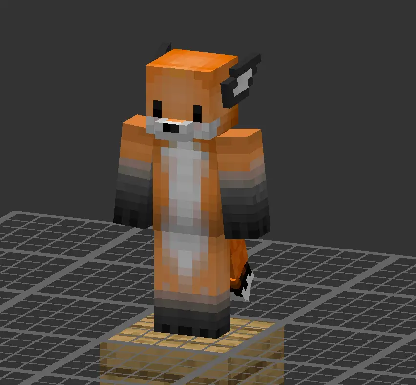 Minecraft CPM Model - FoxOficial2Model by deleted_user_2849901 - AshiraZone Catalog (Media 1)