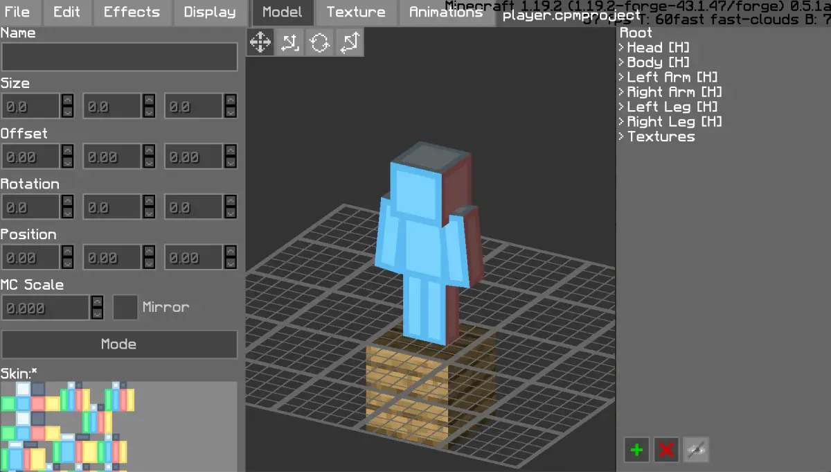 Minecraft CPM Model - player by ShinyLugia - AshiraZone Catalog (Media 1)