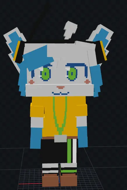 Minecraft CPM Model - YonKaGor_Papercraft by CrystalFate - AshiraZone Catalog (Media 2)
