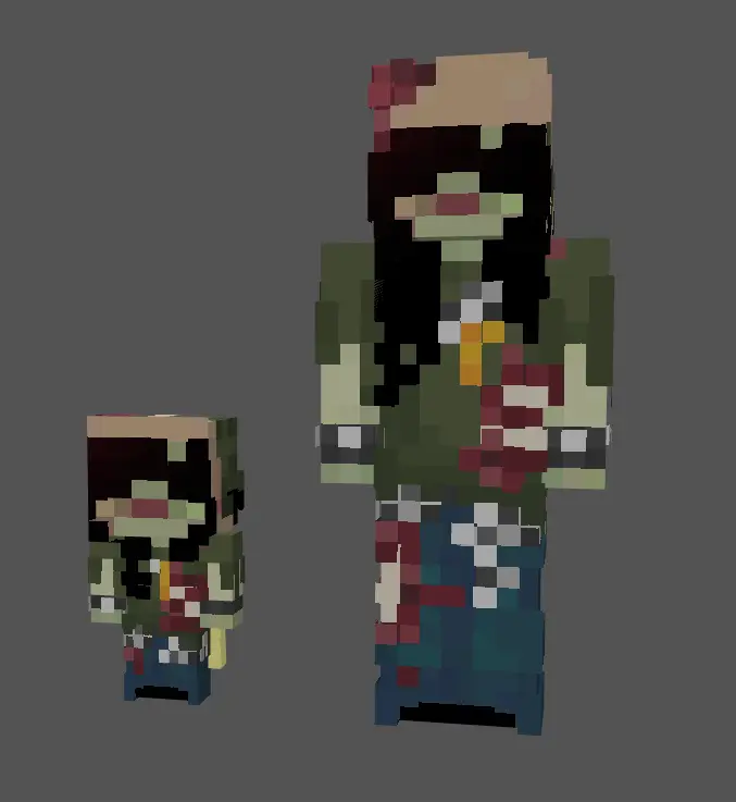 Minecraft CPM Model - chibi0 by додєкоxлір - AshiraZone Catalog (Media 2)