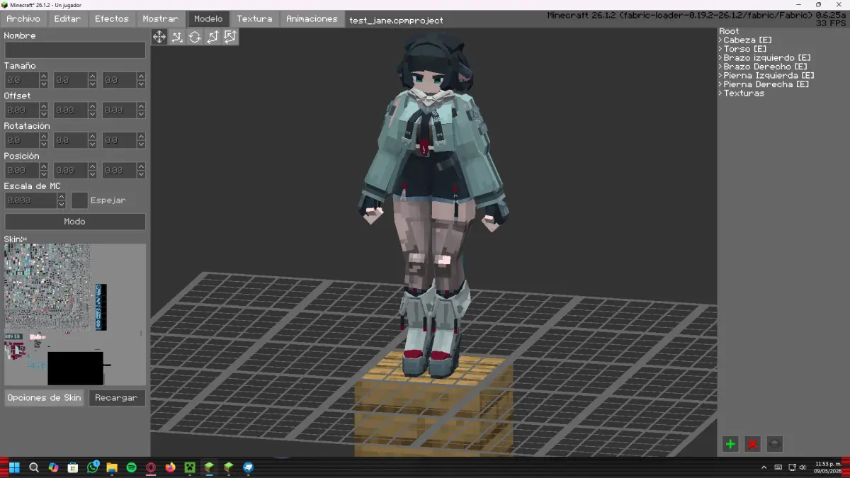 Minecraft CPM Model - test_jane by 𐌌𐌃𐌋Ꝋ - AshiraZone Catalog (Media 1)