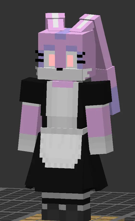 Minecraft CPM Model - maid_pm by DeltΔ C. Walker - AshiraZone Catalog (Media 1)