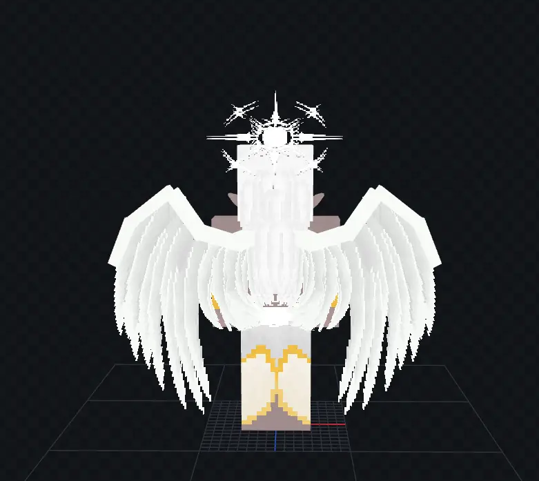 Minecraft CPM Model - arcanjo_castiel by Troquei de conta: @goetia0_0 - AshiraZone Catalog (Media 2)