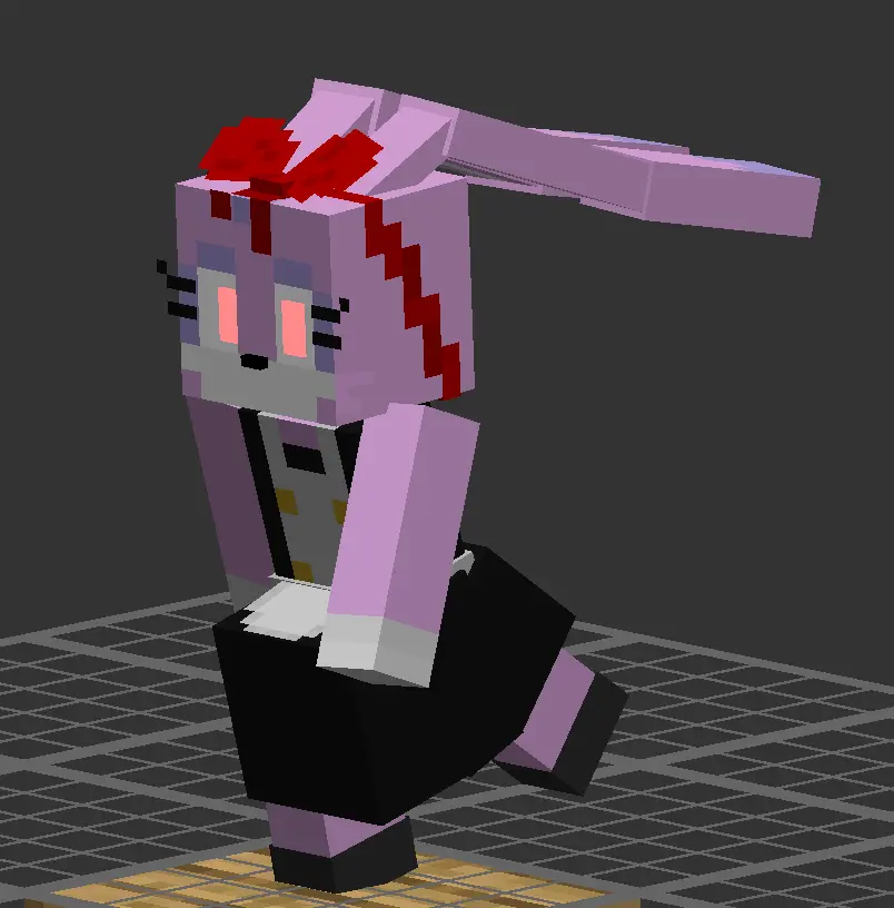Minecraft CPM Model - datstrangelookingrabbitthing by DeltΔ C. Walker - AshiraZone Catalog (Media 8)