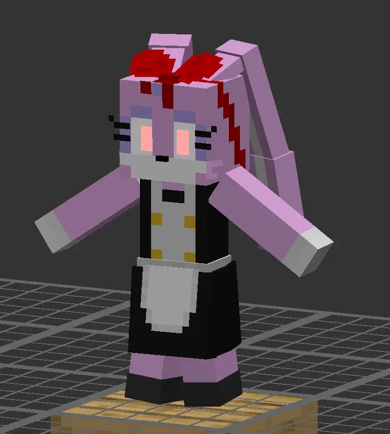 Minecraft CPM Model - datstrangelookingrabbitthing by DeltΔ C. Walker - AshiraZone Catalog (Media 10)