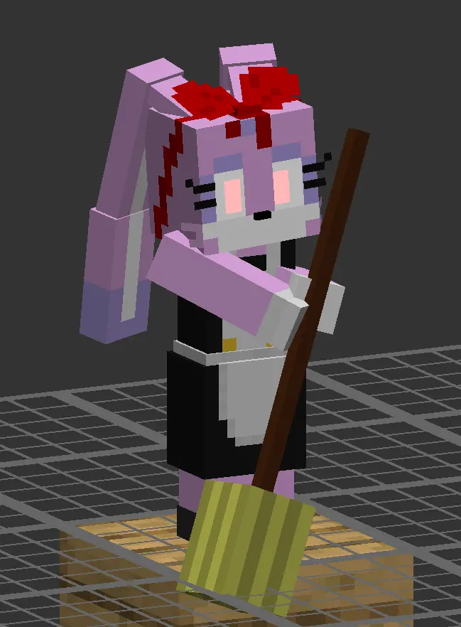 Minecraft CPM Model - datstrangelookingrabbitthing by DeltΔ C. Walker - AshiraZone Catalog (Media 15)