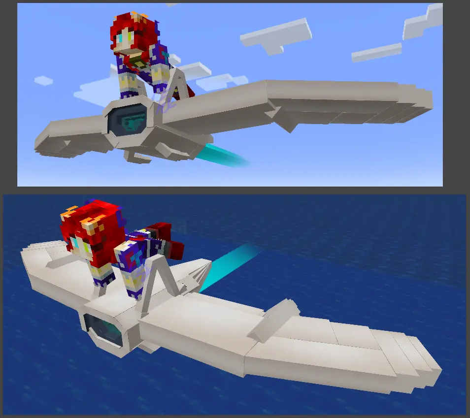 Minecraft CPM Model - Nausicaa_Glider by MeowingInsanely [ Ping / DM👍] - AshiraZone Catalog (Media 2)