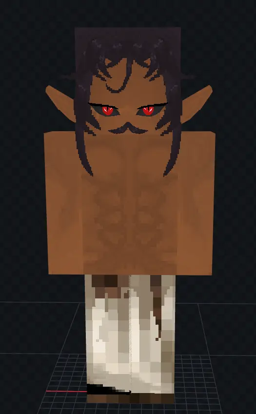 Minecraft CPM Model - Elfo_Morningstar by Troquei de conta: @goetia0_0 - AshiraZone Catalog (Media 2)