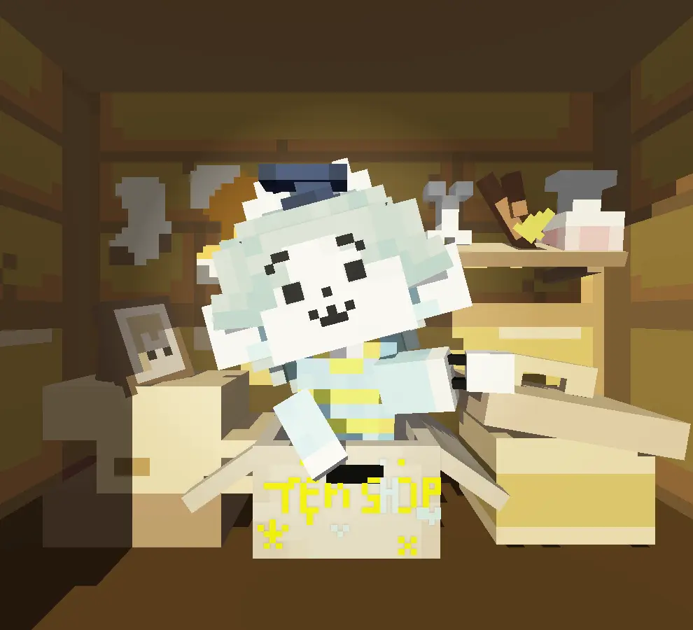 Minecraft CPM Model - And temmie shopkeeper is now live! hoi! by Shai3D woah - AshiraZone Catalog (Media 2)