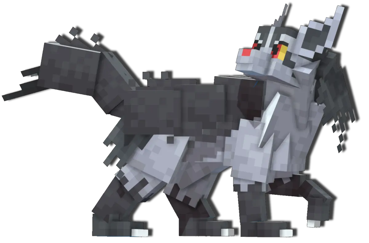 Minecraft CPM Model - Mightyena by SerHan-Solo - AshiraZone Catalog (Media 1)