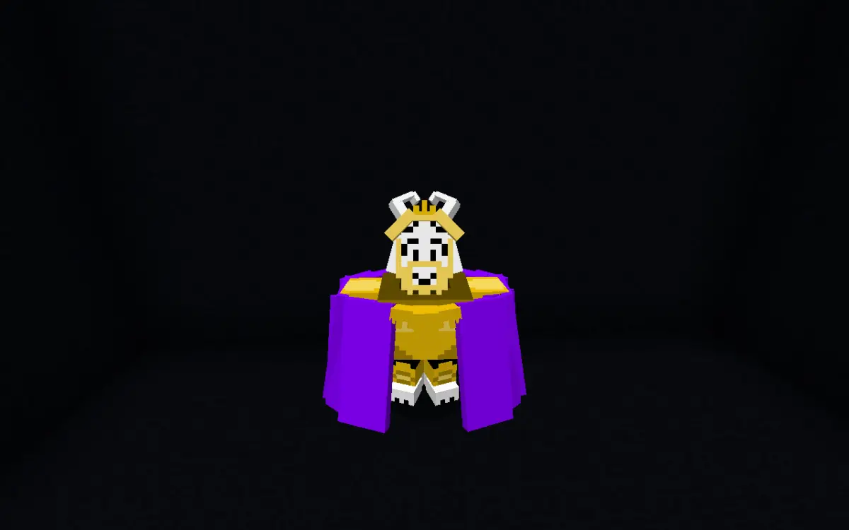 Minecraft CPM Model - asgore_dreemurr by Lyricnyan - AshiraZone Catalog (Media 2)