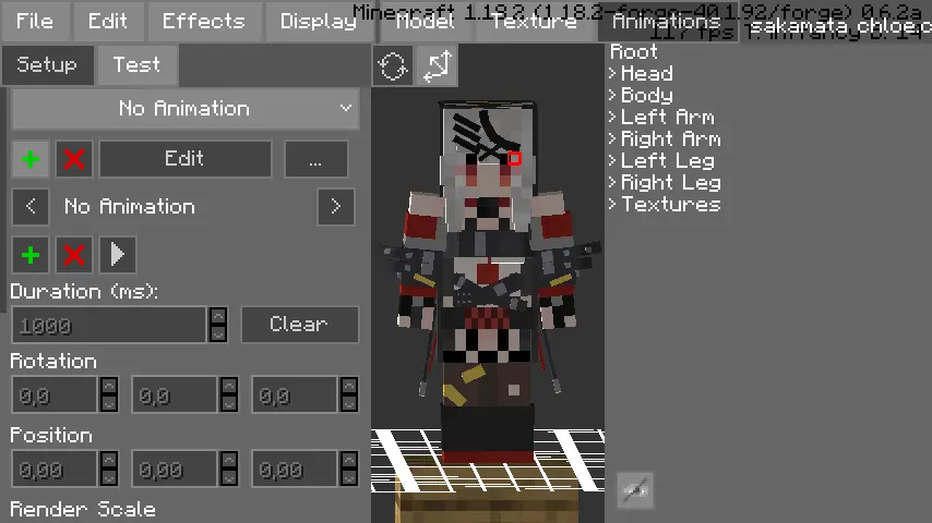 Minecraft CPM Model - sakamata_chloe by Otto Tannhauser - AshiraZone Catalog (Media 4)