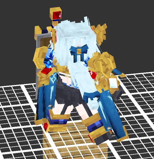 Minecraft CPM Model - Done_Eula_Paladin_ by runanbuocdi - AshiraZone Catalog (Media 6)