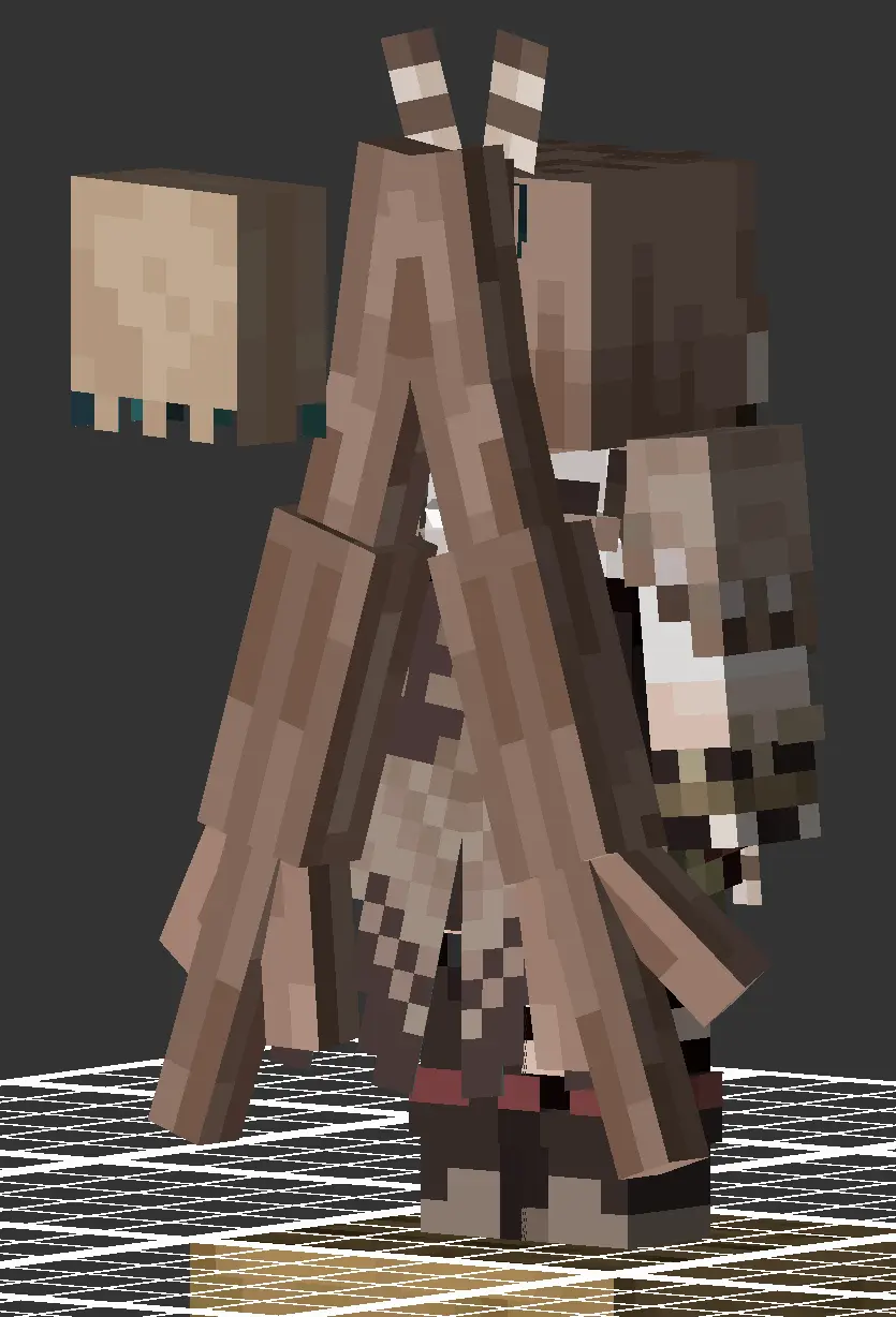 Minecraft CPM Model - NanashiMumei by Mio - AshiraZone Catalog (Media 2)