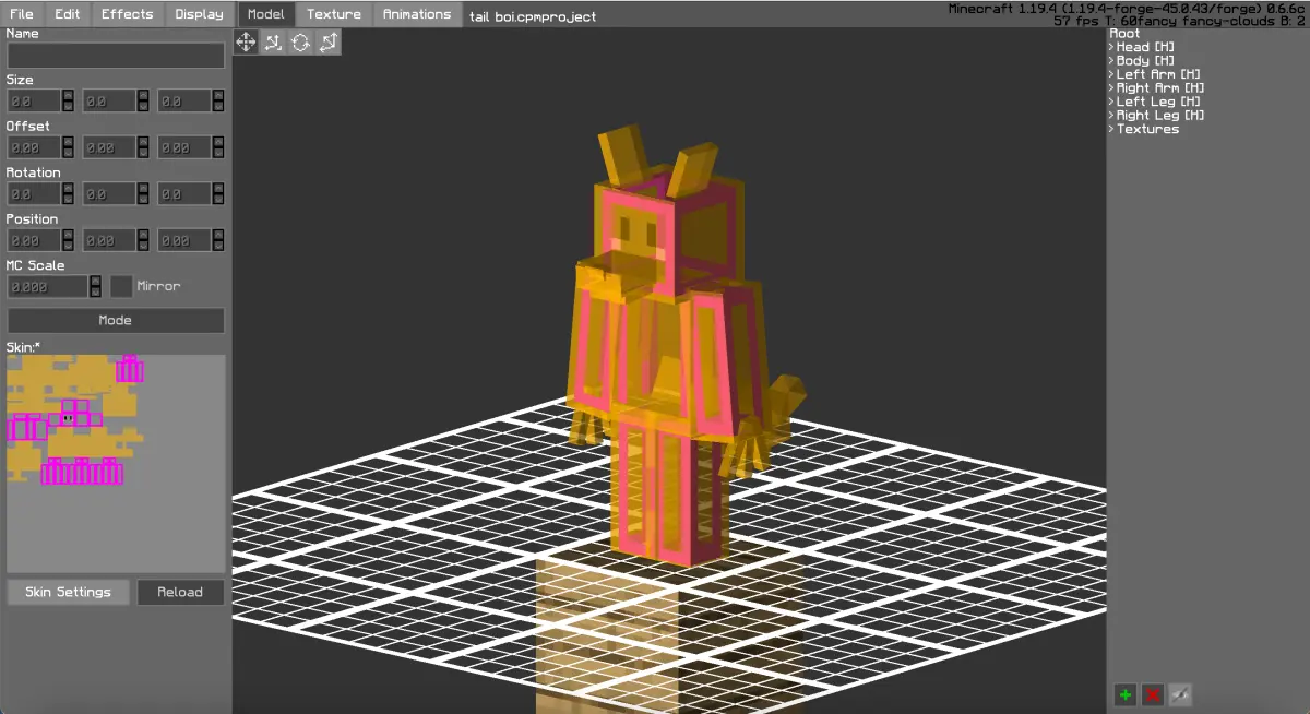 Minecraft CPM Model - orb_boi by Shiny Lasagna - AshiraZone Catalog (Media 2)