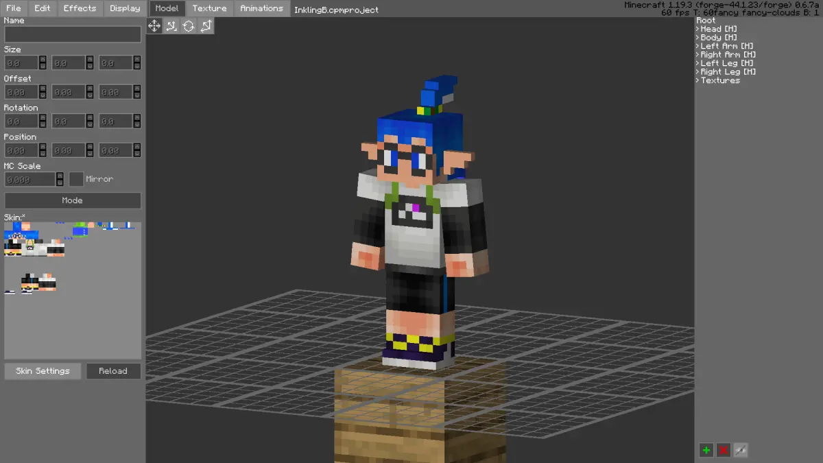 Minecraft CPM Model - InklingG by Mining - AshiraZone Catalog (Media 2)