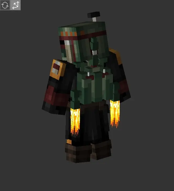 Minecraft CPM Model - BobaFett by Ch40s - AshiraZone Catalog (Media 2)