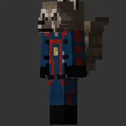 Minecraft CPM Model - RocketRaccoon by Chris Pratt - AshiraZone Catalog (Media 2)