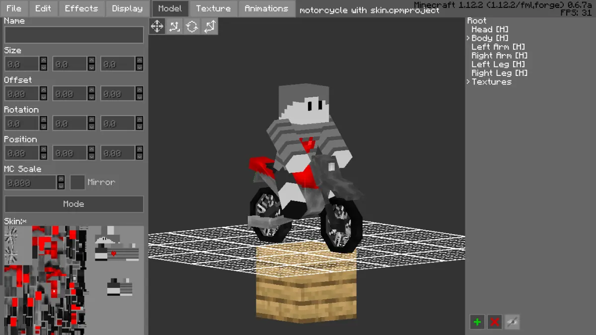 Minecraft CPM Model - motorcycle by vitrolarium - AshiraZone Catalog (Media 2) Minecraft CPM Model - motorcycle by vitrolarium - AshiraZone Catalog (Media 2)