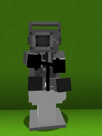 Minecraft CPM Model - RadioManSkibidiCraft by Brotato - AshiraZone Catalog (Media 2)