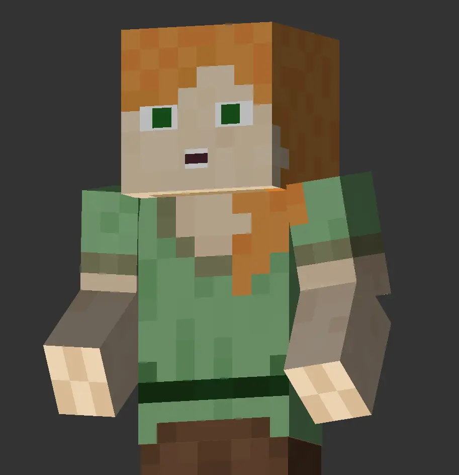 Minecraft CPM Model - BetterStarterAlex by Felis - AshiraZone Catalog (Media 2)