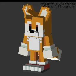 Minecraft CPM Model - Tails_tail_change by crescentLancer - AshiraZone Catalog (Media 2)