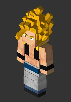 Minecraft CPM Model - GogetaBlue by TheHalfBunny - AshiraZone Catalog (Media 2)