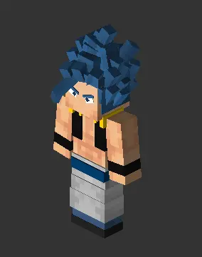 Minecraft CPM Model - GogetaBlue by TheHalfBunny - AshiraZone Catalog (Media 3)