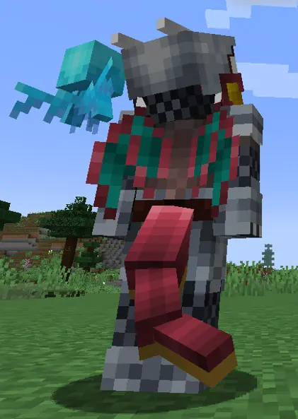 Minecraft CPM Model - Dragon_Knight_with_Allay_Companion by Thermo - AshiraZone Catalog (Media 2)
