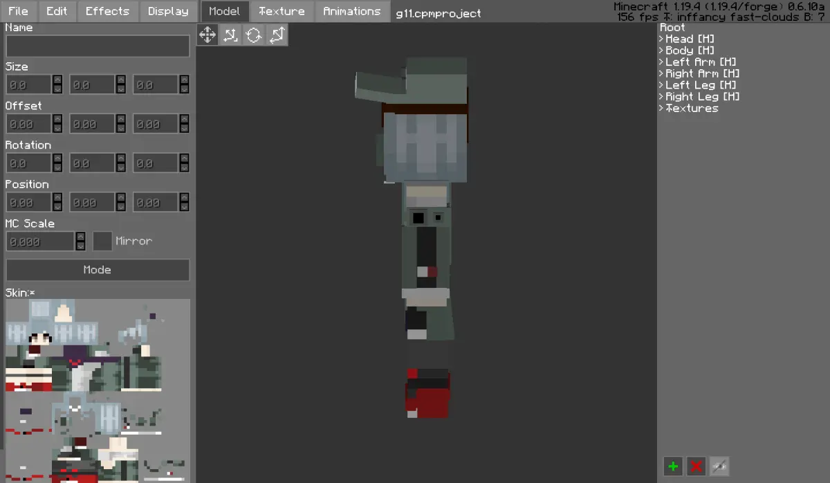 Minecraft CPM Model - g11 by Otto Tannhauser - AshiraZone Catalog (Media 2)