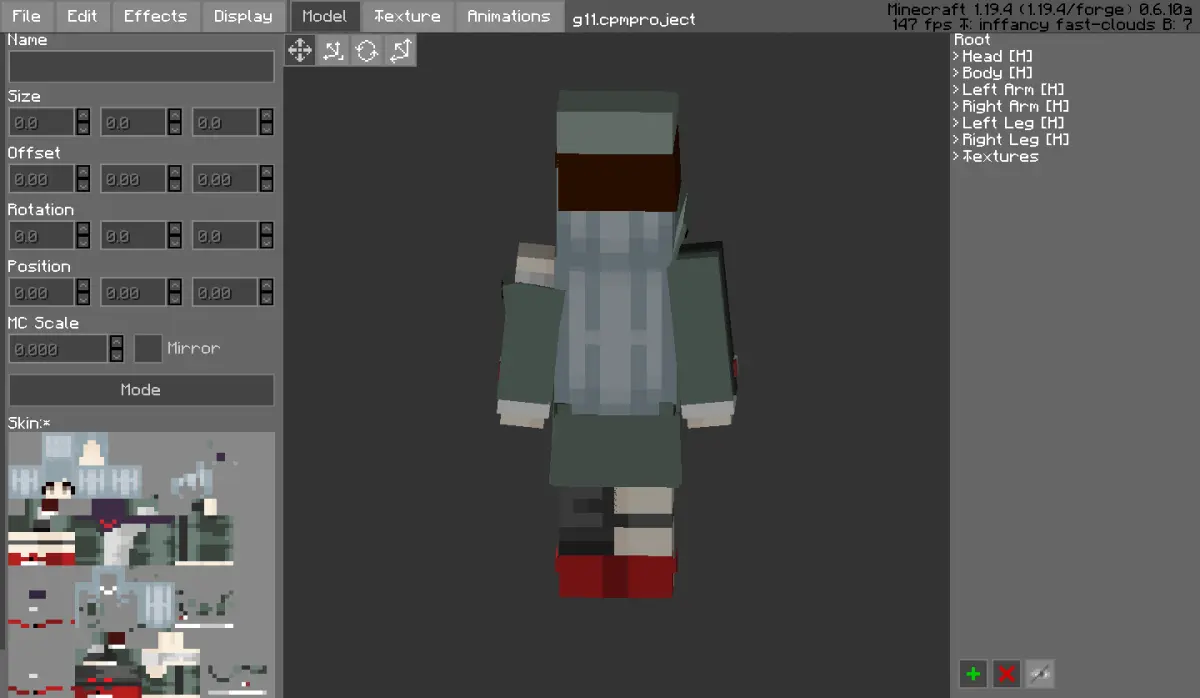 Minecraft CPM Model - g11 by Otto Tannhauser - AshiraZone Catalog (Media 3)