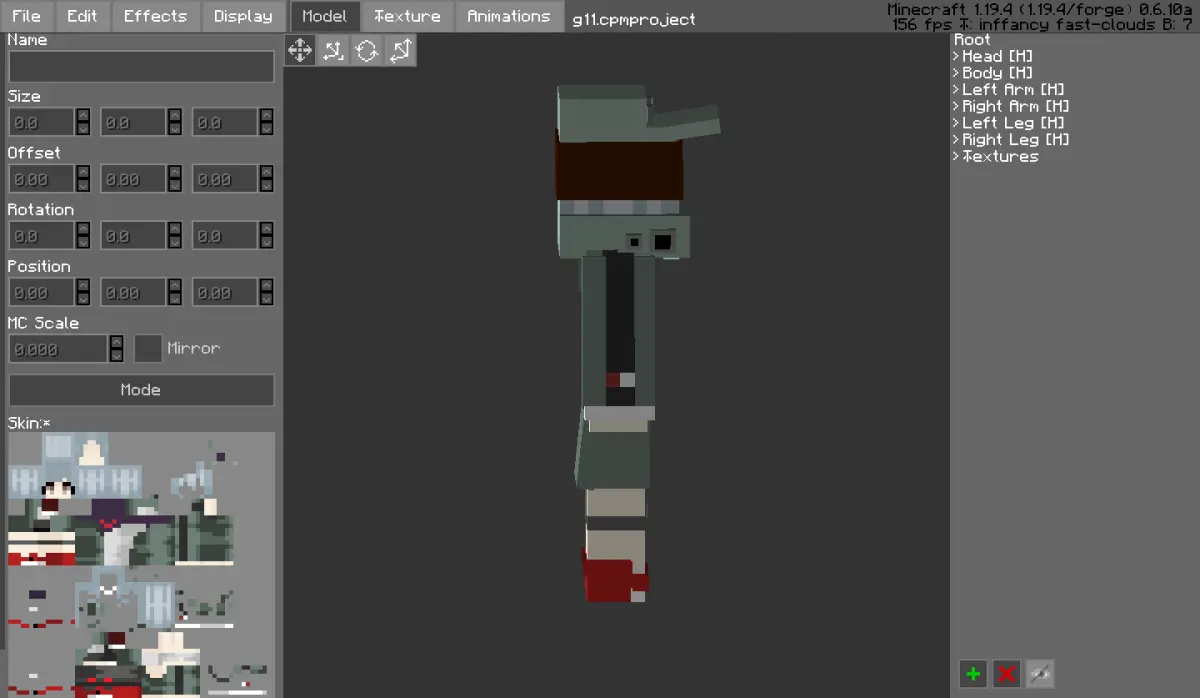 Minecraft CPM Model - g11 by Otto Tannhauser - AshiraZone Catalog (Media 4)