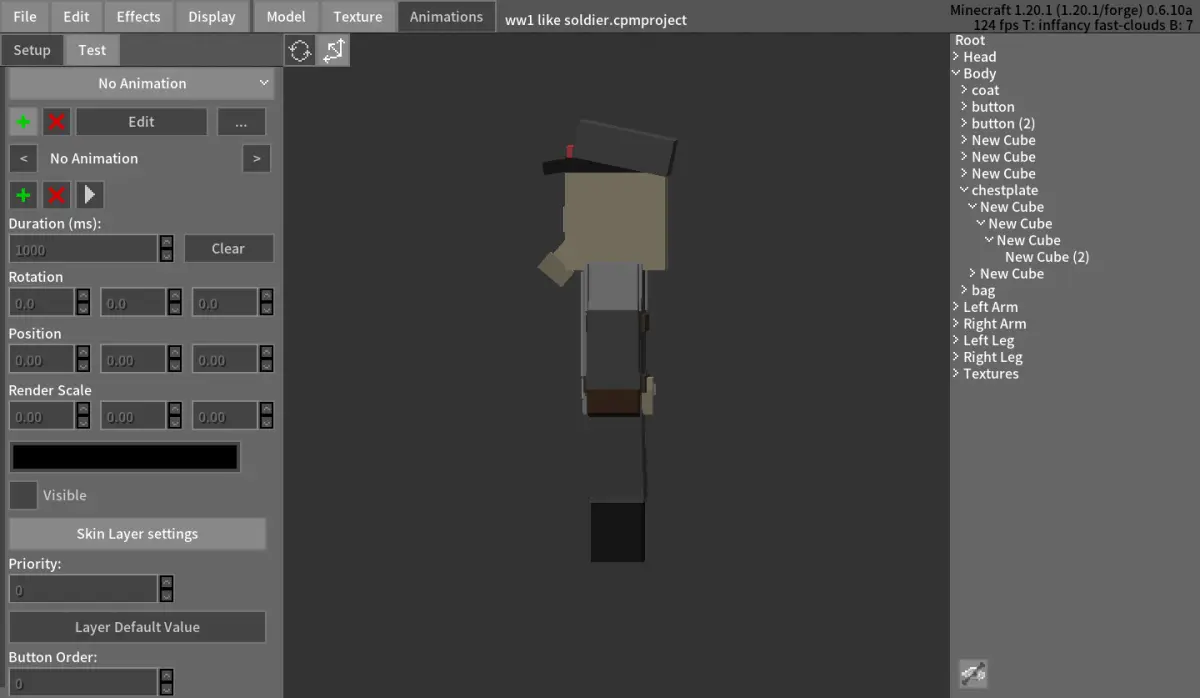 Minecraft CPM Model - military_officer by Otto Tannhauser - AshiraZone Catalog (Media 3)