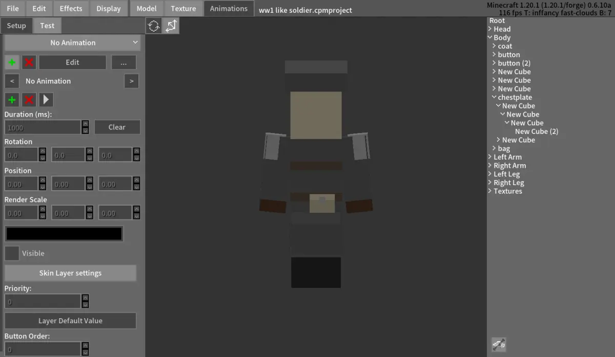 Minecraft CPM Model - military_officer by Otto Tannhauser - AshiraZone Catalog (Media 4)
