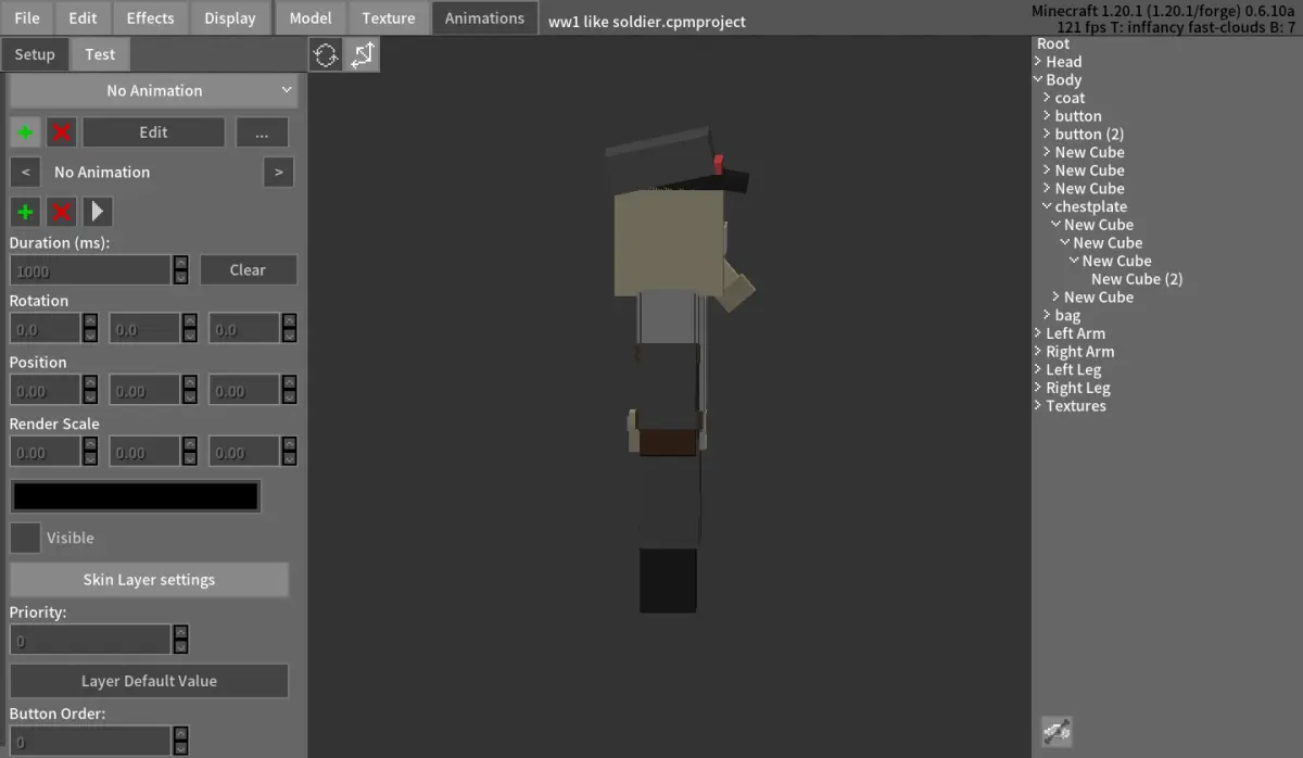 Minecraft CPM Model - military_officer by Otto Tannhauser - AshiraZone Catalog (Media 5)